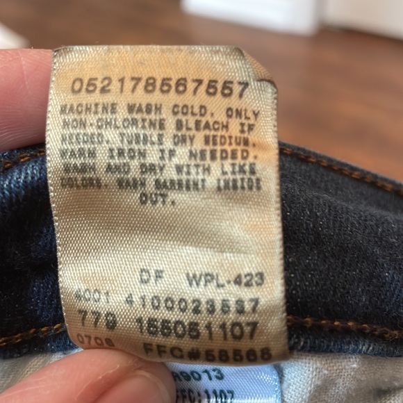 Levi’s 505 Straight dark blue denim pants - Picture 9 of 9